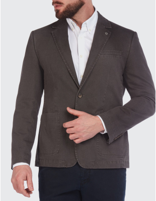 Sacou bărbați Wegener Jack 6631 Maro v