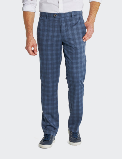 W. Wegener Eton 5516 bleumarin férfinadrág