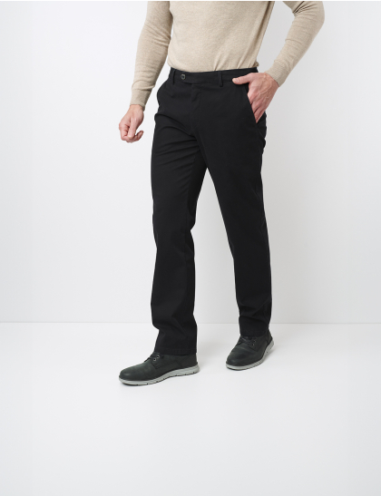 W. Wegener Eton 6560 Fekete Férfinadrág