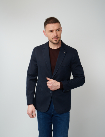 W. Wegener Kenny 2S H011 kék férfi zakó