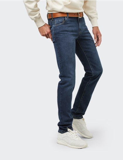 M|5 by Meyer Slim 6207/18 sötét kék férfi nadrág