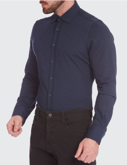 W. Wegener 6959 kék férfi ing