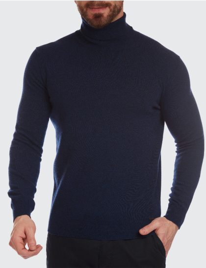 W. WEGENER 6926 kék férfi pulóver