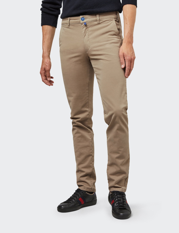 M5 by Meyer Chino 6001/33 bézs férfinadrág