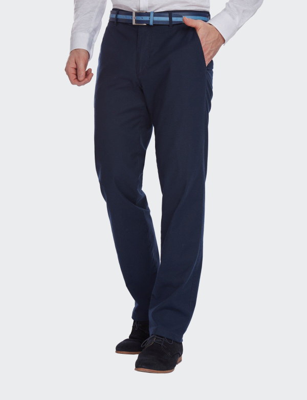 W. Wegener Eton 5638 navy férfinadrág