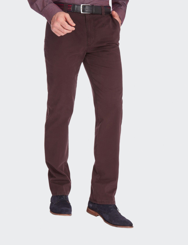 Pantaloni bărbați Meyer Monza 6412 bordo