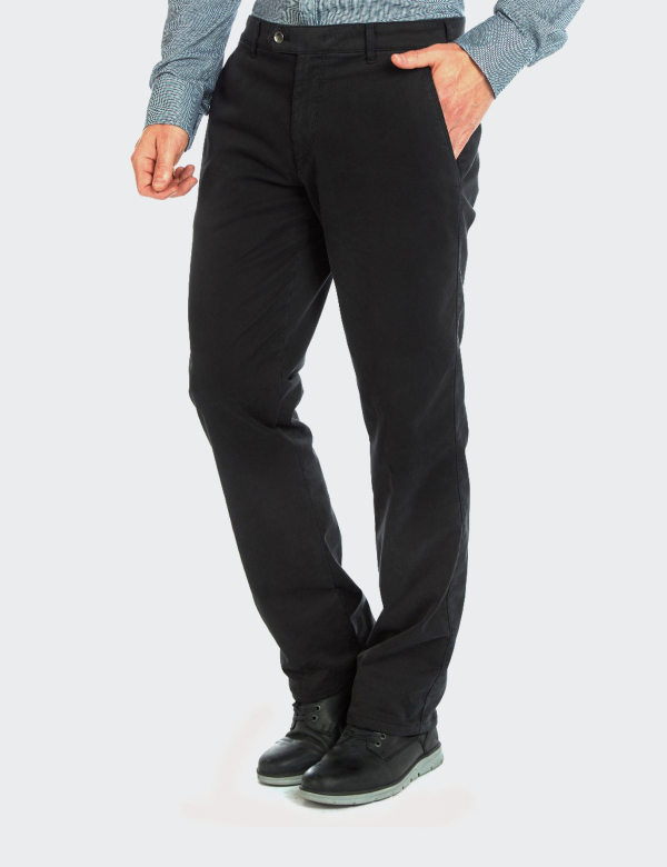 Meyer Bonn 6468 fekete férfinadrág