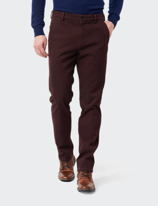 W. Wegener Major 6532 bordó férfinadrág