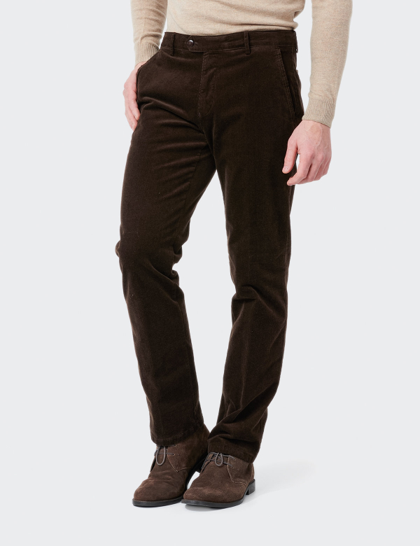 W. Wegener Eton 6653 barna férfinadrág 