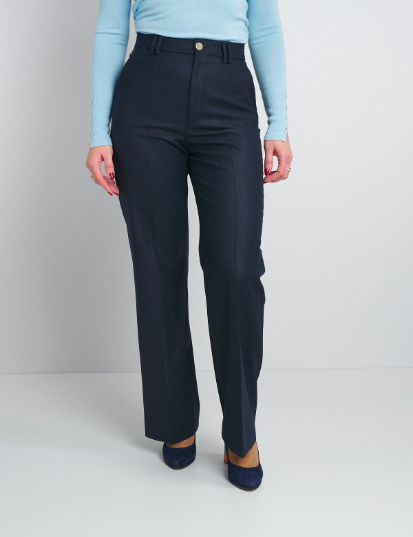 W. Wegener Martha 8393 Kék női nadrág