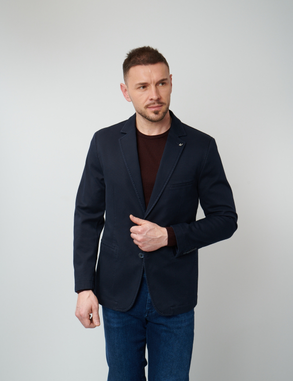 W. Wegener Kenny 2S H011 kék férfi zakó