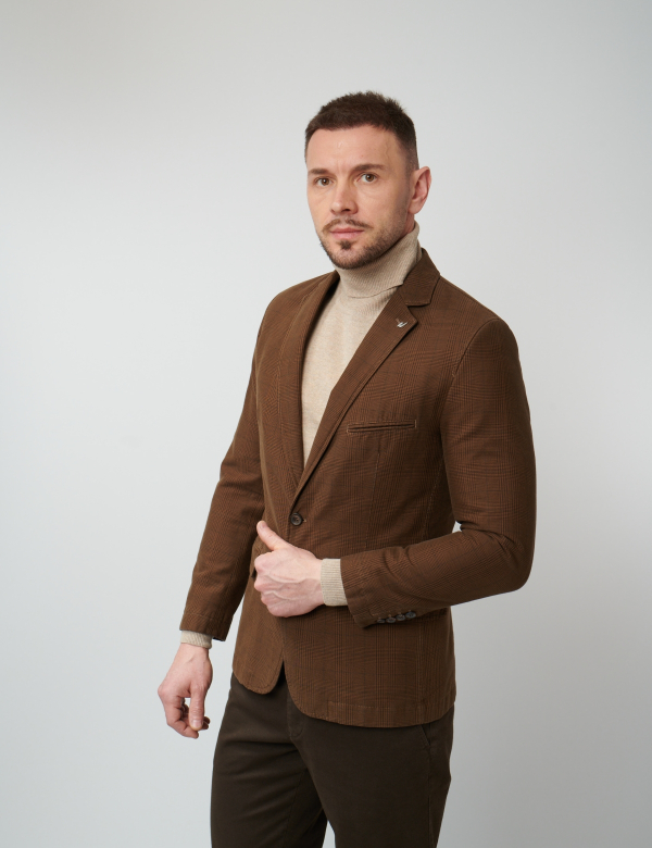 W. Wegener Bond H014 barna férfi zakó