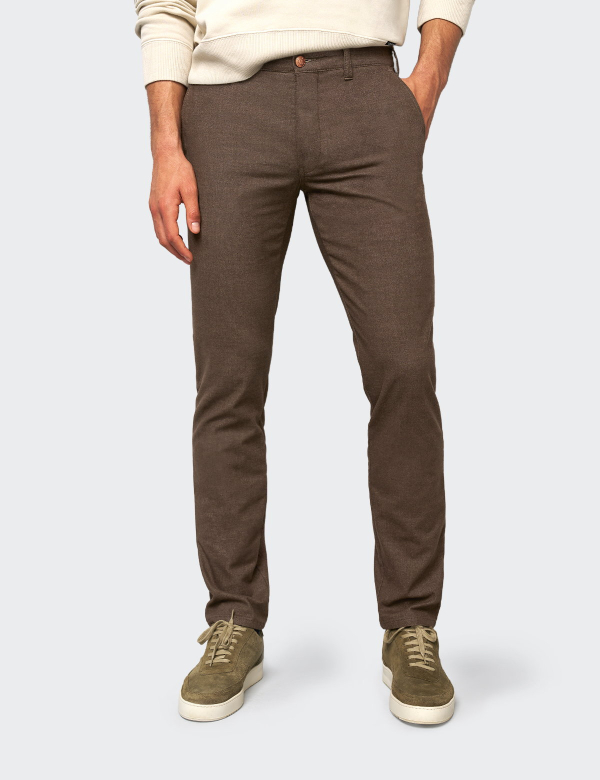 M5 by Meyer Move 6194/34 barna férfinadrág