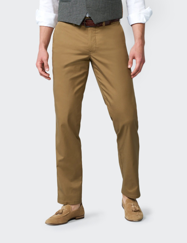 M5 Chino 6010 Barna férfinadrág 