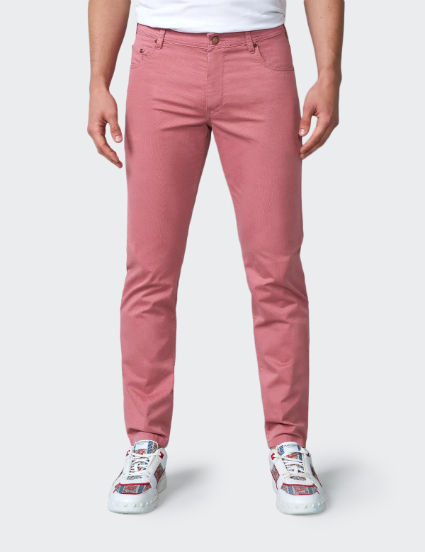 M5 Five 6075 rózsaszín férfinadrág