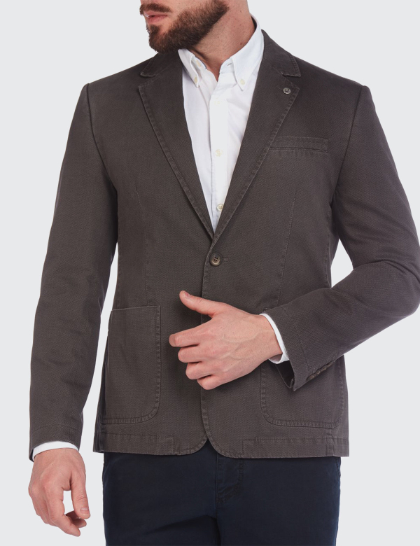 Sacou bărbați Wegener Jack 6631 Maro v