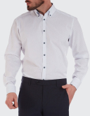 W. Wegener 5966 fehér modern fit férfi ing