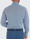 W. Wegener 5979 kék slim fit férfi ing