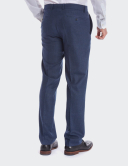 Pantaloni bărbați Wegener Eton 6151 Albastru