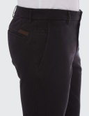 W. Wegener Reno-s 6424 fekete férfinadrág