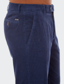 W. Wegener Eton 6652 kék férfinadrág