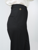 W. Wegener Martha 7344 fekete női nadrág