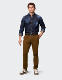 M5 by Meyer Chino 6001/43 barna férfinadrág