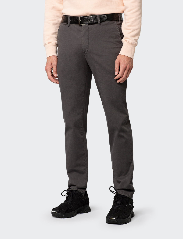 M|5 by Meyer Chino 6001/8 szürke férfinadrág