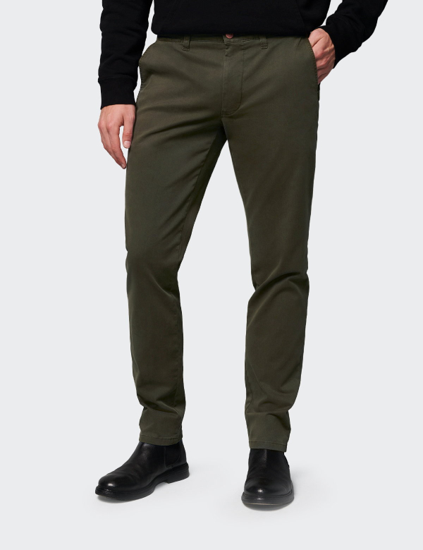 M|5 by Meyer Chino 6001/28 zöld férfinadrág