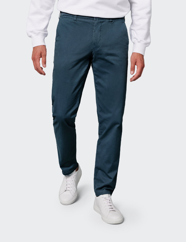 M|5 by Meyer Chino 6001/15 kék férfinadrág