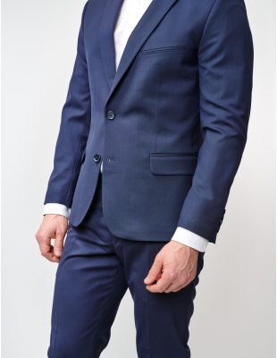 W. Wegener Bond 5300 kék férfi zakó