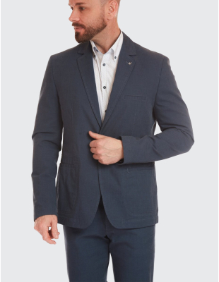 W. Wegener Kenny 2s 5554 kék férfi zakó