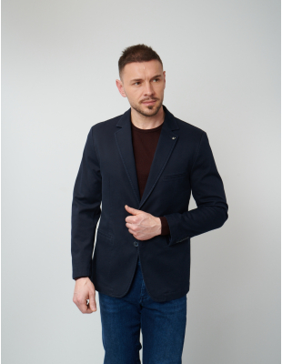 W. Wegener Kenny 2S H011 kék férfi zakó