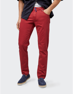 Meyer Slim 6172/55 piros férfi nadrág