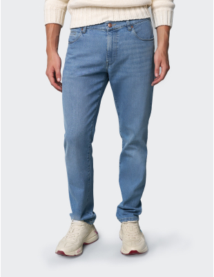 M|5 by Meyer Regular 6209/16 kék férfi nadrág