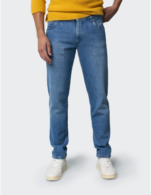 M|5 by Meyer Slim 6268/16 kék férfi nadrág