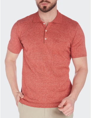 W. Wegener 5931 piros férfi póló